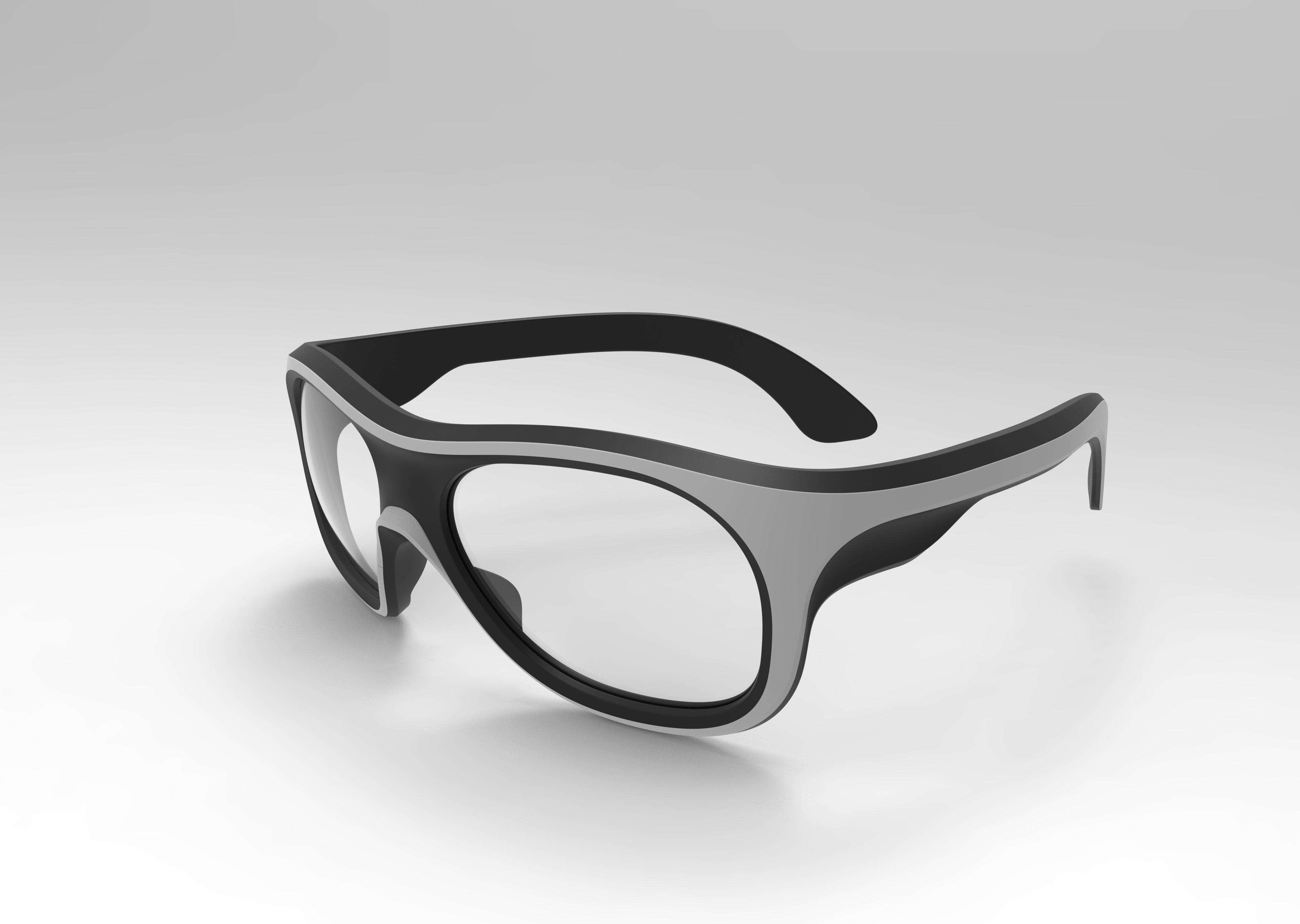 运动眼镜3D数模图纸 Solidworks设计